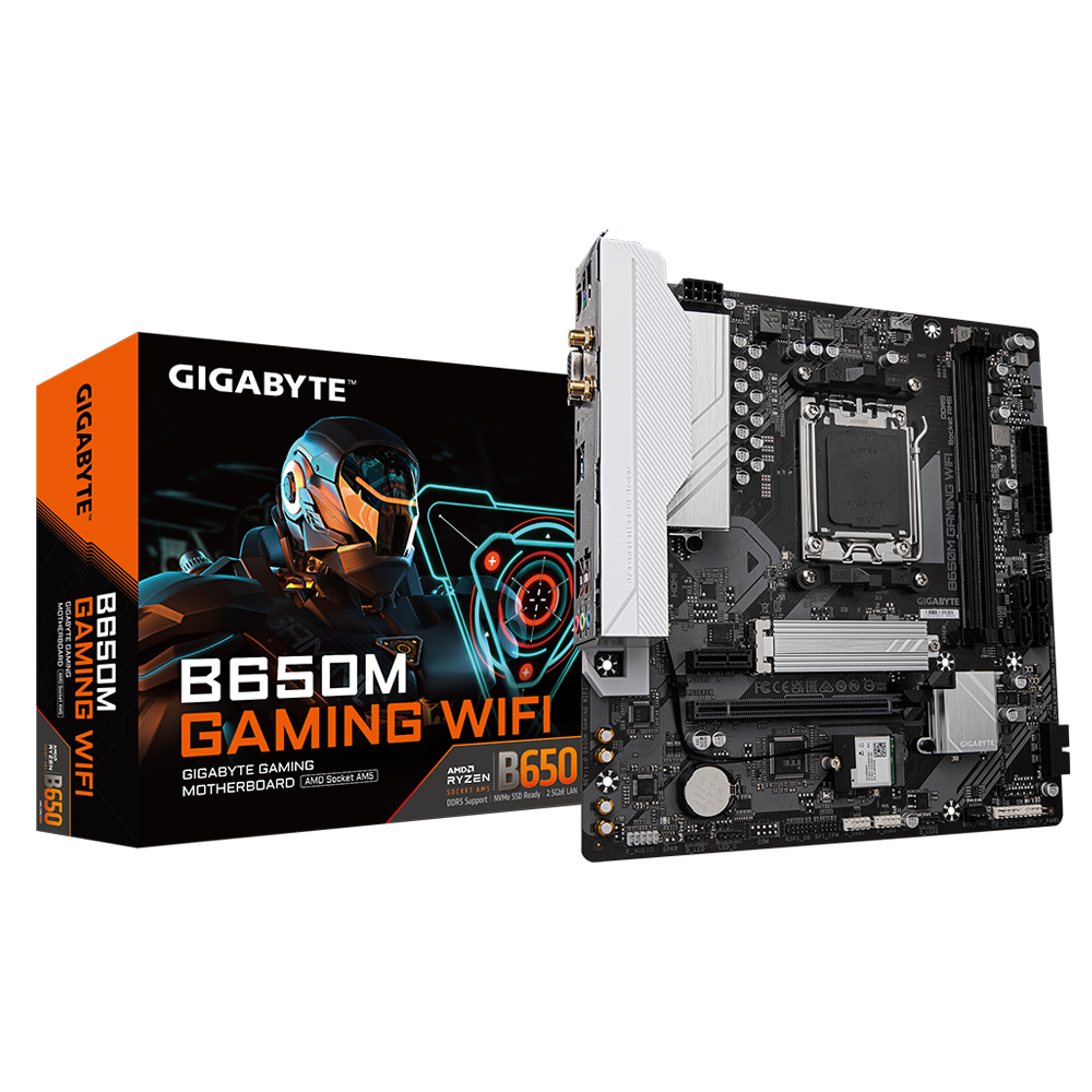 *CONSULTAR VALOR PELO WHATSAPP* Placa MAE Gigabyte B650M Gaming Wifi 1.0 - AMD Ryzen AM5 - DDR5 - Matx - M.2 Nvme - Vga/hdmi
