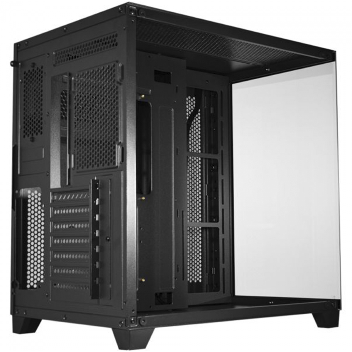 Gabinete Gamer K-MEX Ghost Shark, Aquario, Mid Tower, Vidro Temperado, ATX, Black, Sem Fonte, Sem Fan, CG02J1RH001CB0X