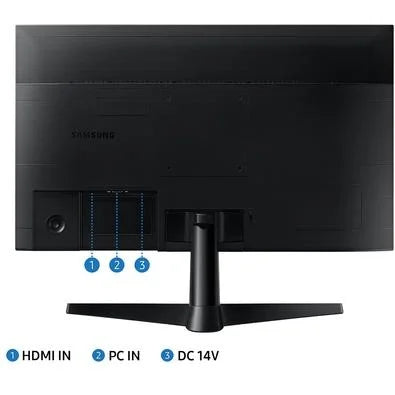 Monitor Gamer Samsung 27" Full HD, Wide, 75Hz, IPS, HDMI, FreeSync, VESA, Preto - LF27T350FHLMZD
