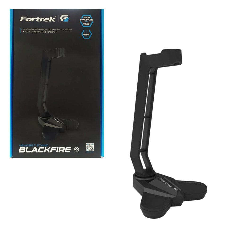 Suporte Para Headset Fortrek, Blackfire, Preto