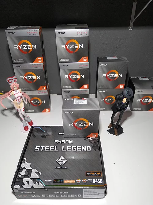 Kit Gamer Ryzen 5 3600 + B450M Steel Legend