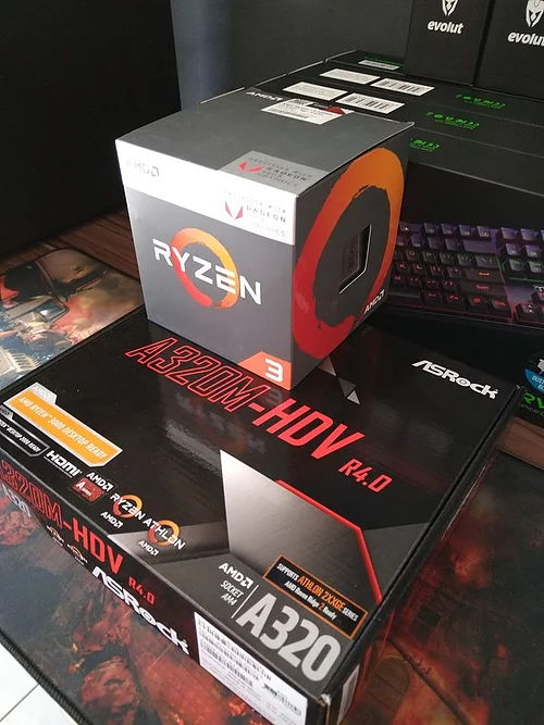 KIT GAMER UPGRADE AMD RYZEN 3 2200G VEGA 8 A320M-HDV R4