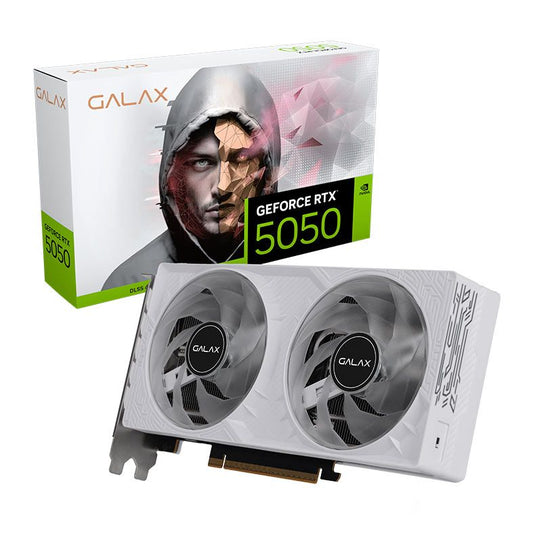 *CONSULTAR VALOR E DISPONIBILIDADE PELO WHATSAPP* Placa de Video Galax GeForce RTX 5050 1-Click OC White, 8GB, GDDR6, 128-bit