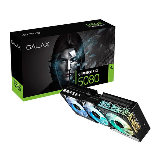 *CONSULTAR VALOR E DISPONIBILIDADE PELO WHATSAPP* Placa de Video Galax GeForce RTX 5080 1-Click OC, 16GB, GDDR7, 256-bit, 58NZN6MDBBOC