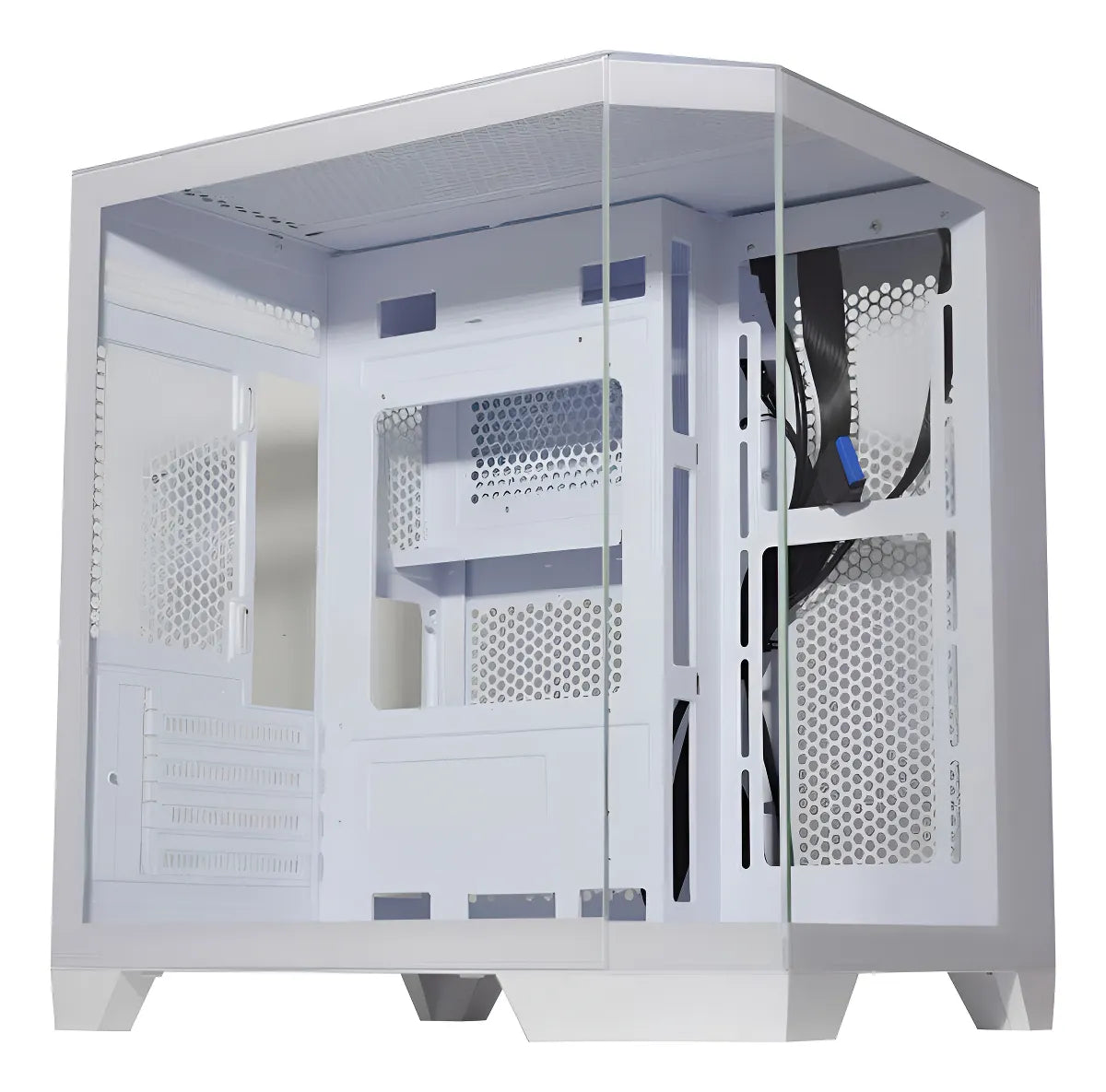 Gabinete Gamer K-mex Aquario Cg-w620 Angulo Sem Fan
