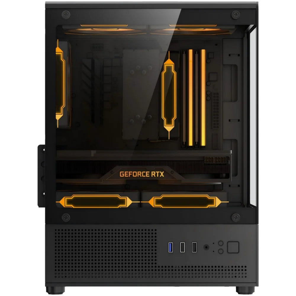 GABINETE GAMER KALKAN HAKON PRETO S/FAN KLK00080