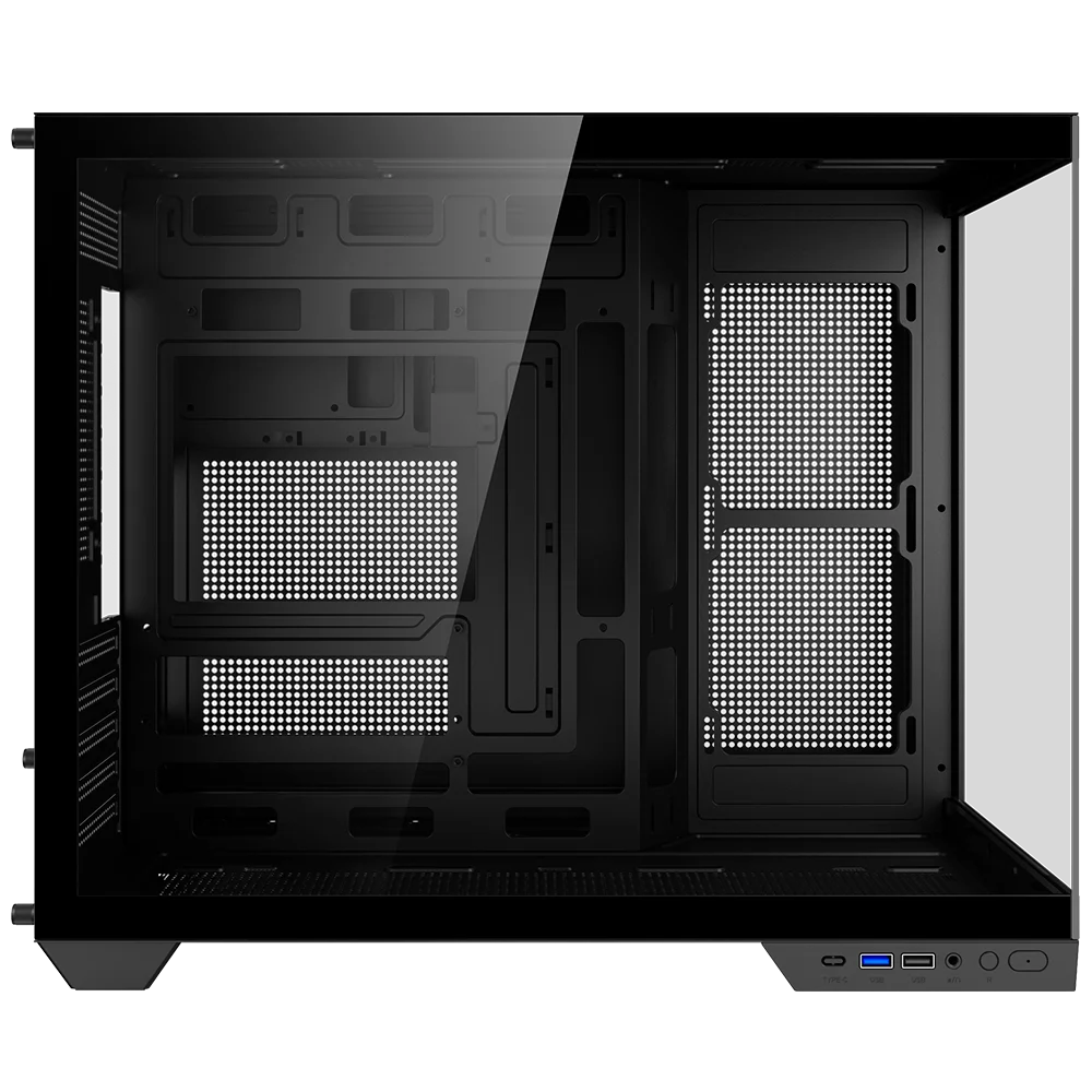 Gabinete Kalkan Saga Preto Aquário Compacto Klk00043