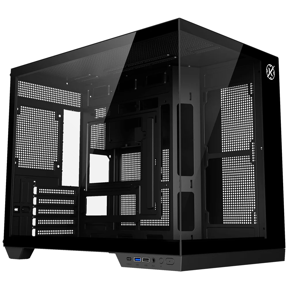 Gabinete Kalkan Saga Preto Aquário Compacto Klk00043