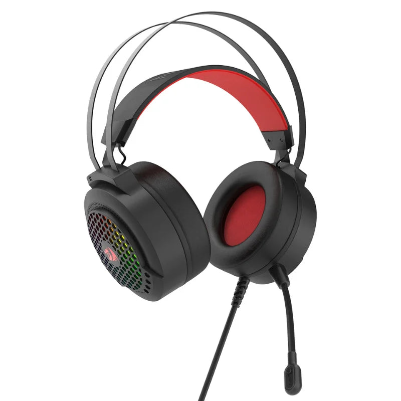 Headset Gamer Redragon Carmen RGB P2+usb 50 Mm Preto - H261
