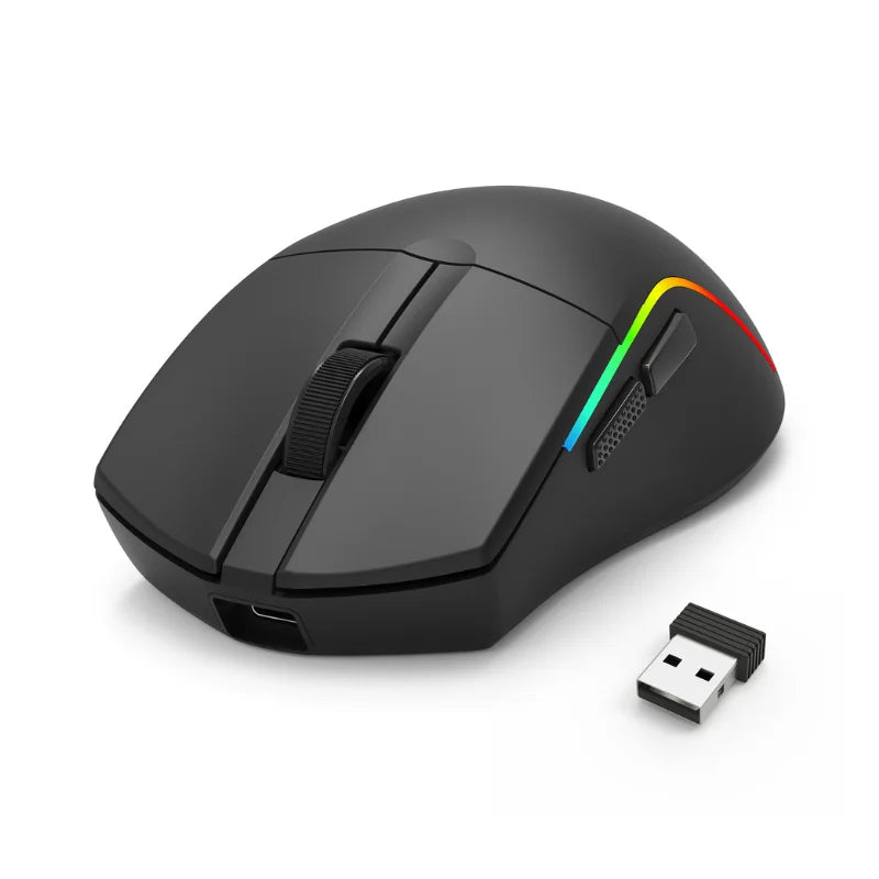 Mouse Gamer Redragon Deicide Lite Sem Fio RGB 10000dpi 1000hz Paw3313 Preto - M816-lit
