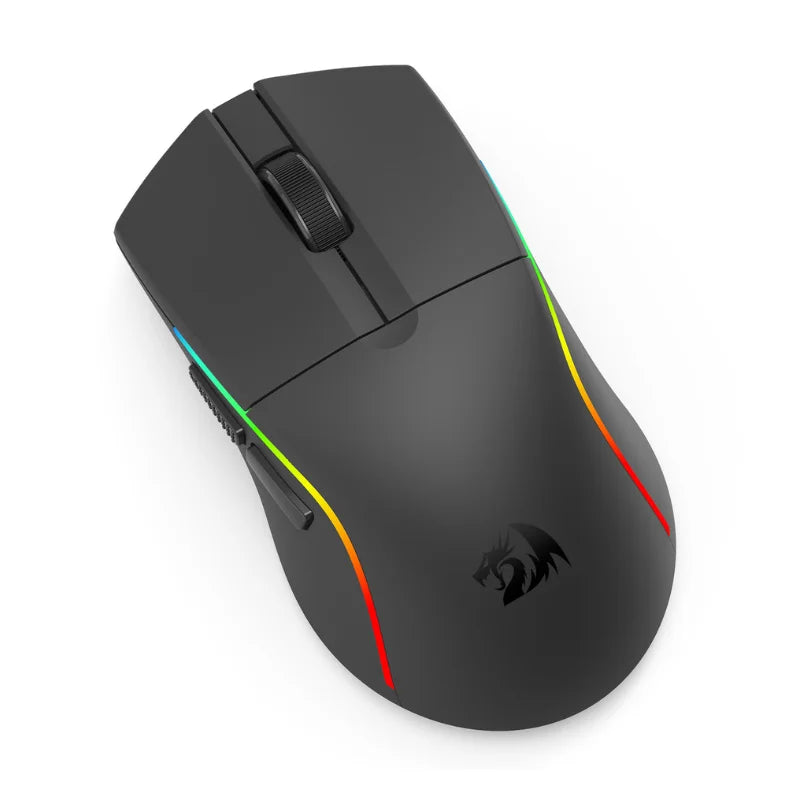 Mouse Gamer Redragon Deicide Lite Sem Fio RGB 10000dpi 1000hz Paw3313 Preto - M816-lit