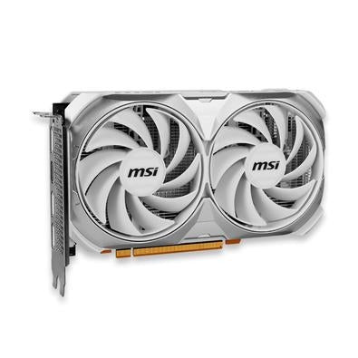 Placa De Vídeo RTX 4060 VENTUS 2x White Oc Msi NVIDIA Geforce, 8GB, GDDR6, DlSS, Ray Tracing - 912-v516-030