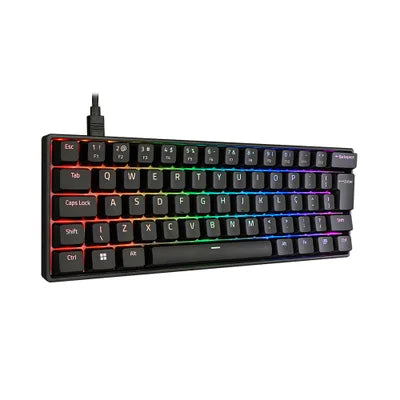 Teclado Mecânico Akko 3061s Preto Abnt2 Switch Orange RGB