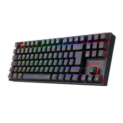 Teclado Mecânico Gamer Redragon Kumara Pro, RGB, Preto, Wireless, Switch Brown - K552rGB-brs-b