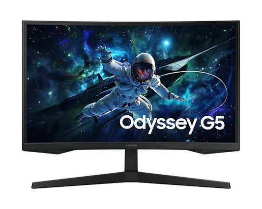 Monitor Gamer Curvo Samsung Odyssey G5 27" QHD | 165Hz | 1ms | Freesync | HDMI | DP | Preto