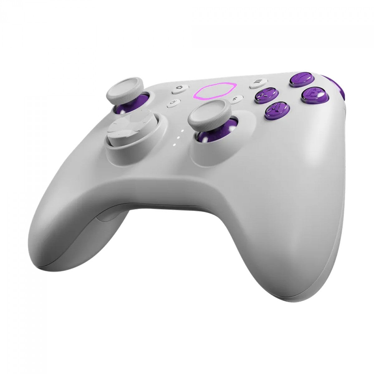 Controle Cooler Master Storm Controller, Sem Fio, Bluetooth, Branco/Roxo, CMI-GSCX-W1