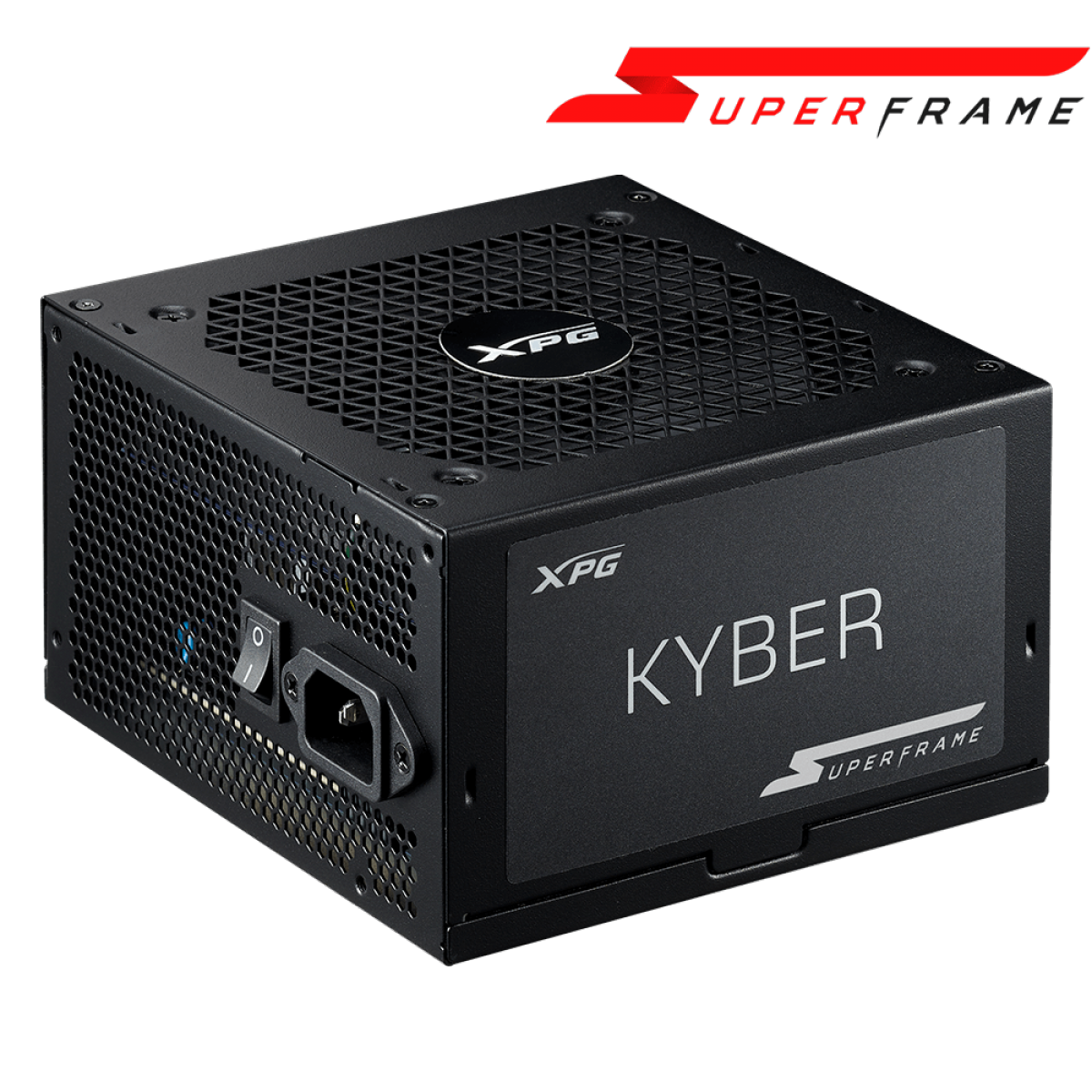 Fonte SuperFrame Kyber, By XPG, 750w, 80 Plus Gold, Com conector PCIe 5.0, PFC Ativo