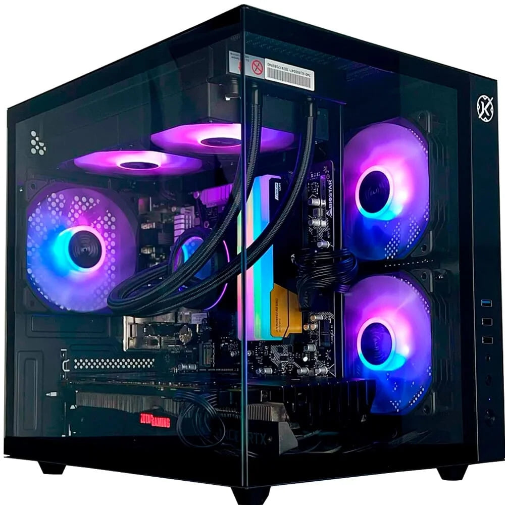 Gabinete Kalkan Midgard, Mid Tower, Lateral em Vidro, Micro-ATX, Preto - KLK00039
