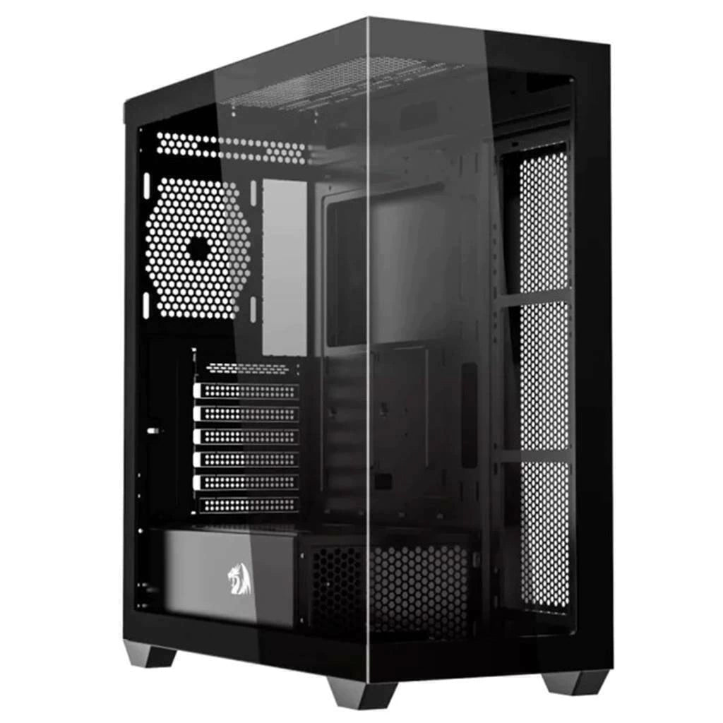 Gabinete Redragon Deflect Preto Vidro Temperado Mid Tower (CA-609B)