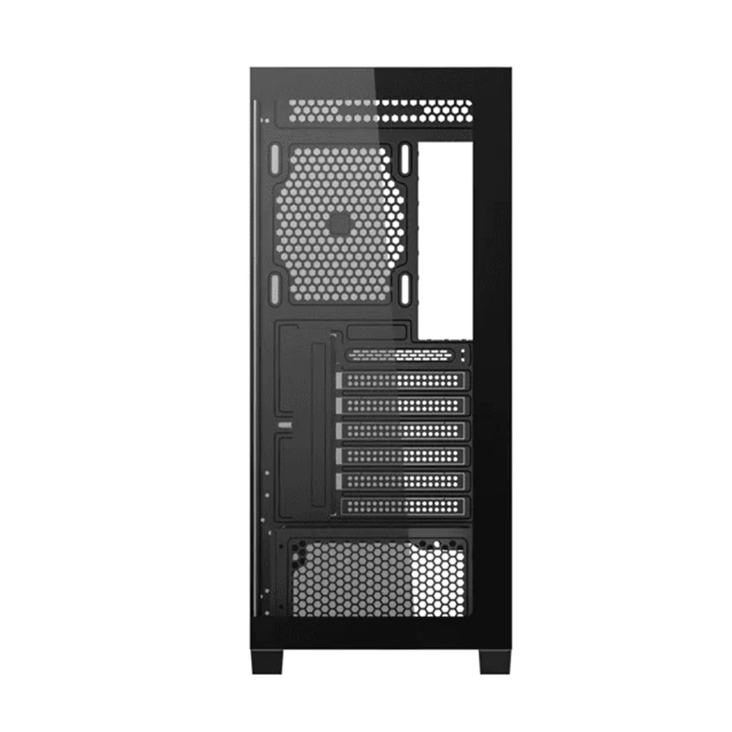 Gabinete Redragon Deflect Preto Vidro Temperado Mid Tower (CA-609B)