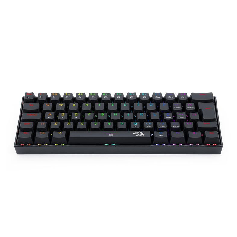 Teclado Mecanico Gamer Redragon Dragonborn, RGB, ABNT2, Switch Blue, Preto, K630RGB-1-PT-BLUE