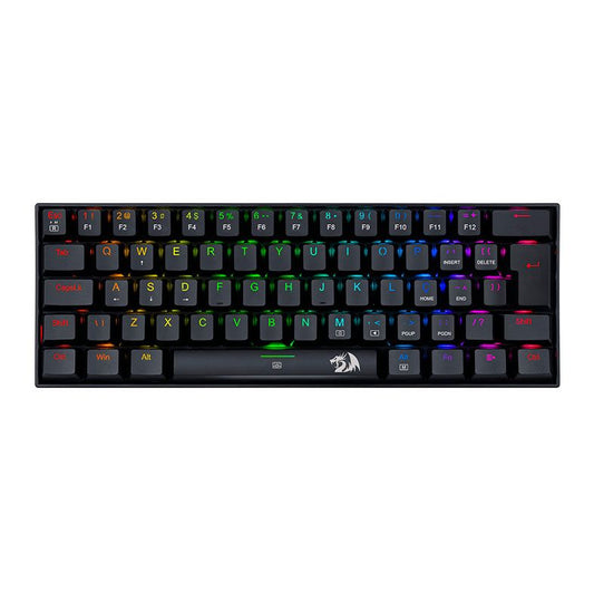 Teclado Mecanico Gamer Redragon Dragonborn, RGB, ABNT2, Switch Blue, Preto, K630RGB-1-PT-BLUE