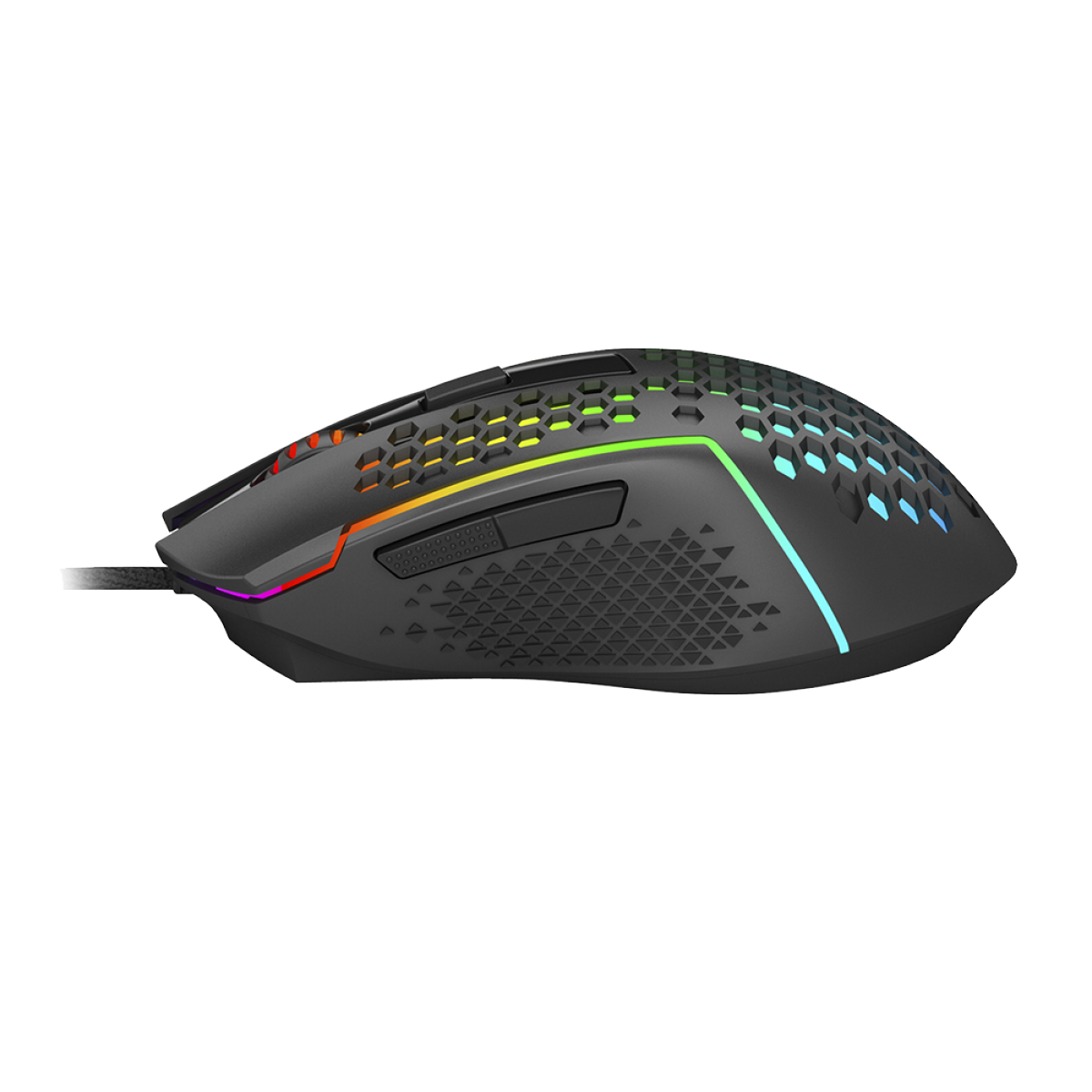 Mouse Gamer Redragon Reaping, RGB, 6 Botões, 12400 DPI, Black, M987-K