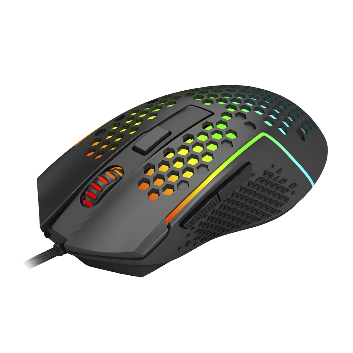 Mouse Gamer Redragon Reaping, RGB, 6 Botões, 12400 DPI, Black, M987-K