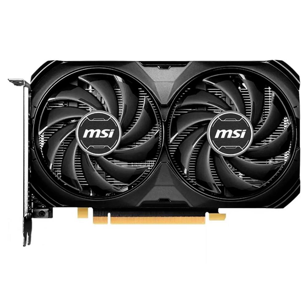 Placa de Vídeo RTX 4060 VENTUS 2x Black OC MSI NVIDIA GeForce, 8GB GDDR6, DLSS, Ray Tracing