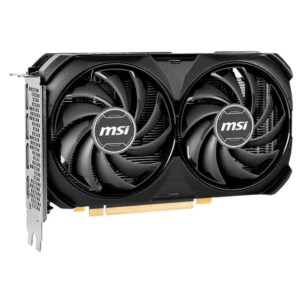 Placa de Vídeo RTX 4060 VENTUS 2x Black OC MSI NVIDIA GeForce, 8GB GDDR6, DLSS, Ray Tracing