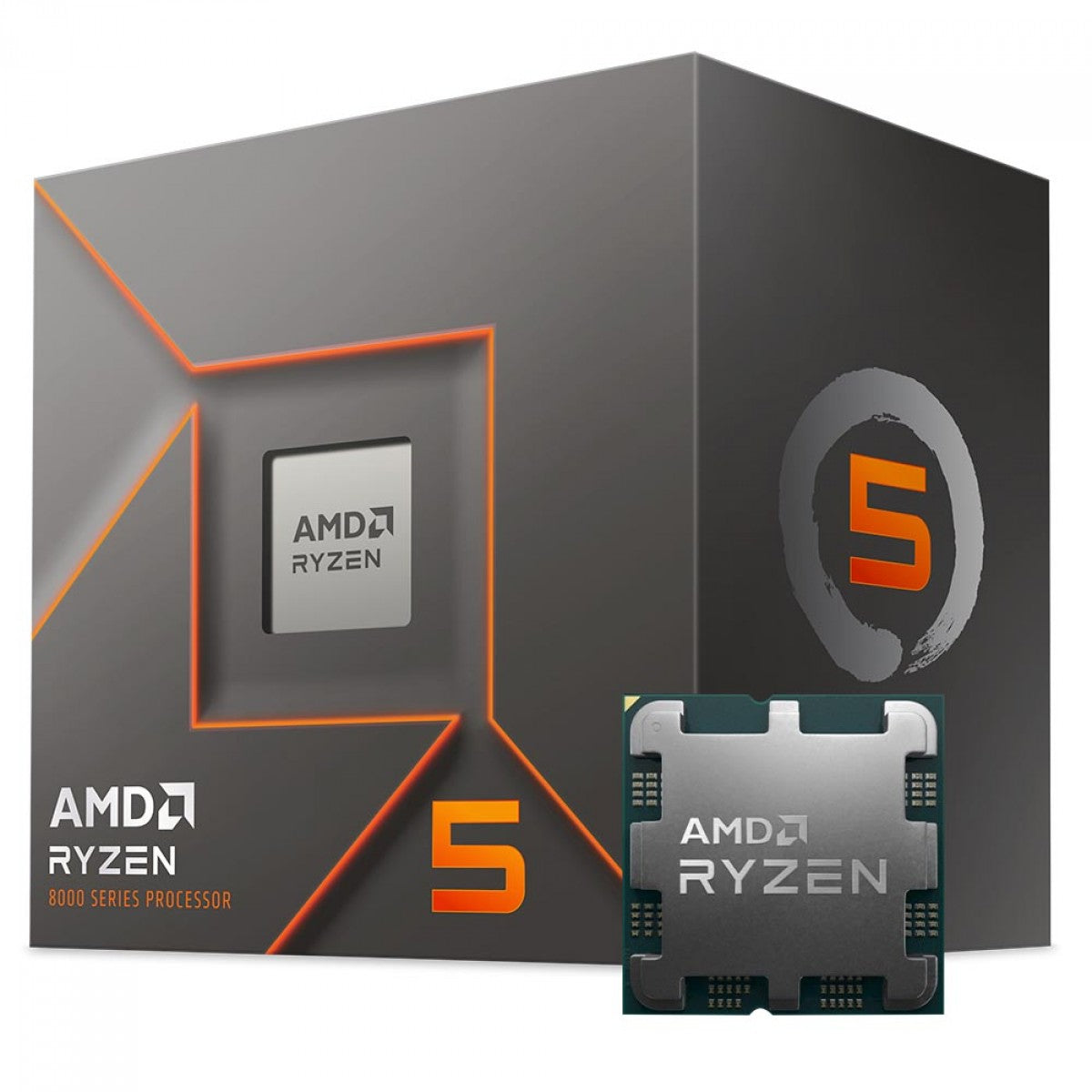 *CONSULTAR VALOR PELO WHATSAPP*Processador AMD Ryzen 5 8400F, 4.2GHz (4.7GHz Turbo), 6-Cores 12-Threads, AM5, Com Cooler AMD Wraith Stealth