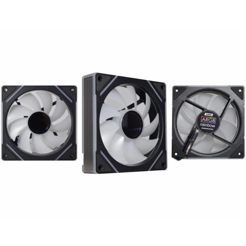 Kit 3 Fans K-mex AAVA ARGB Rainbow Infinity Nazca