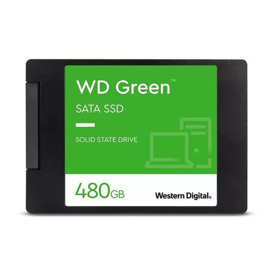 SSD 480 GB WD Green, SATA, Leitura: 545MB/s e Gravação: 430MB/s - WDS480G3G0A