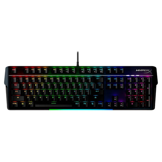 Teclado Mecânico Gamer HyperX Alloy MKW100, RGB, Switch Red, Full Size, US, Preto - 4P5E1AA#ABA