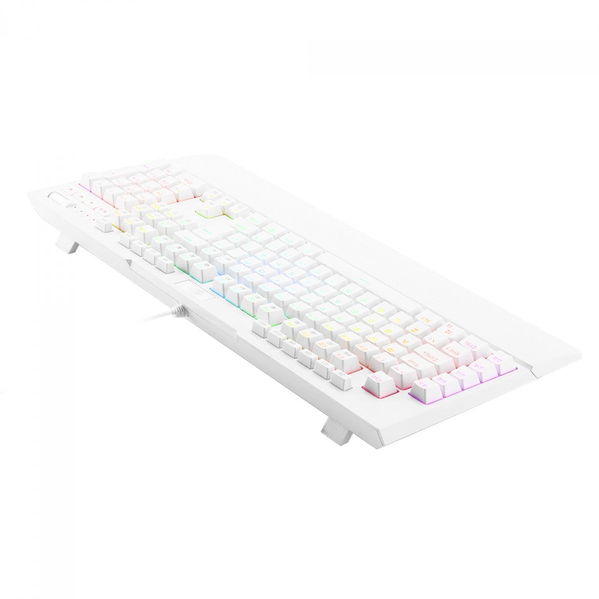 Teclado Mecânico Óptico Gamer Redragon Brahma Pro RGB, Switch Brown, ABNT, White, K586W-RGB-PRO (PT-BROWN)