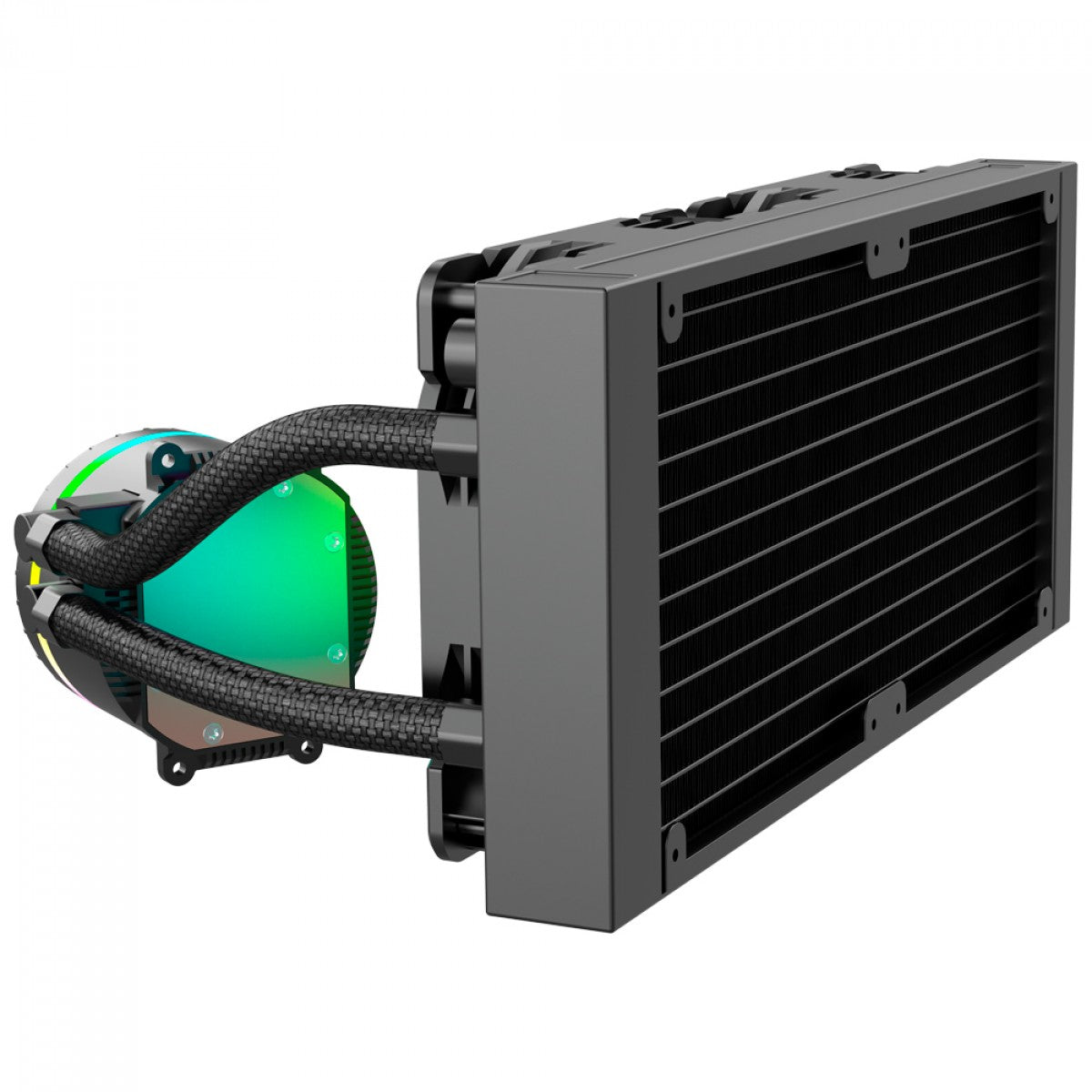Water Cooler Kalkan Iota 240 ARGB, 240mm, Intel-AMD, Preto, KLK00045