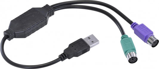 CABO ADAPTADOR PS2 FEMEA X USB MACHO