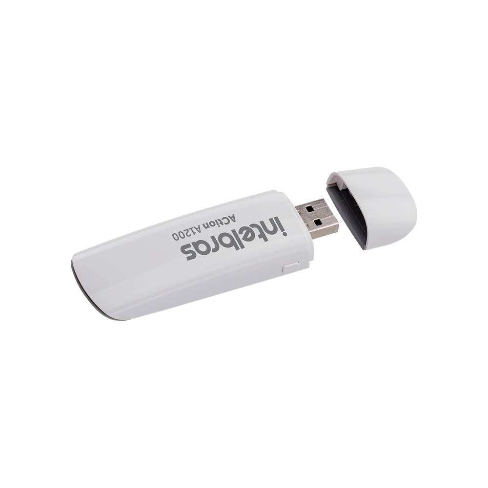 Adaptador USB Wireless Intelbras 2,4 e 5GHz ACTION A1200