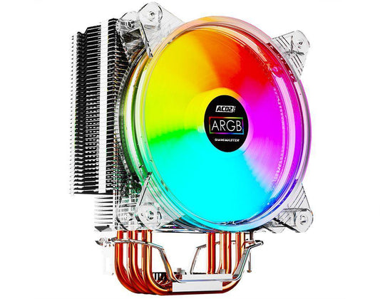 CPU Cooler K-mex Led PWM AC02 92mm Intel AMD ARGB Aura