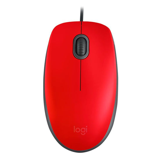 Mouse Logitech M110 Silent 1000DPI Vermelho
