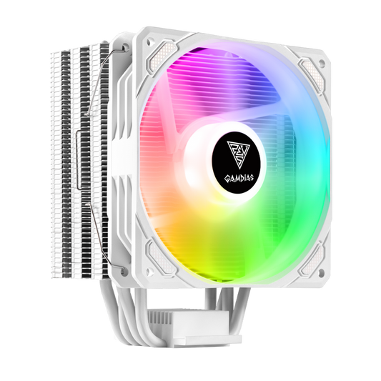 Cooler Processador Gamdias Boreas E1-410, White, 120mm, Intel-AMD, BOREAS E1-410-WH