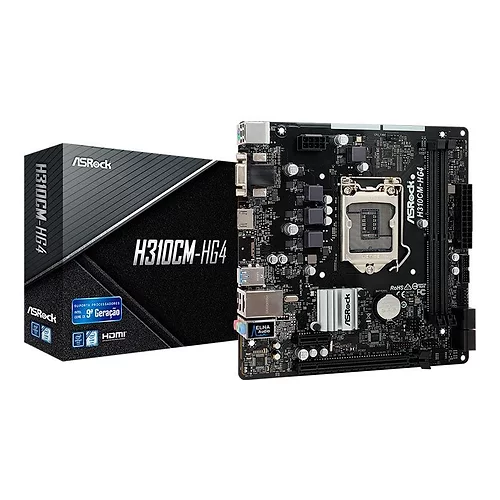 *CONSULTAR VALOR PELO WHATSAPP* Placa Mae Asrock H310cm-Hg4 Ddr4 Socket Lga1151 Chipset Intel H310