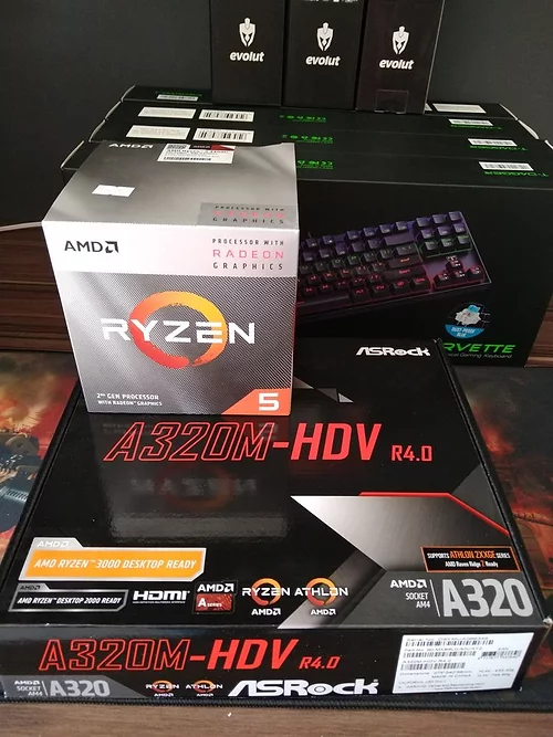 KIT UPGRADE AMD RYZEN 5 3400G VEGA 11  A320M-HDV