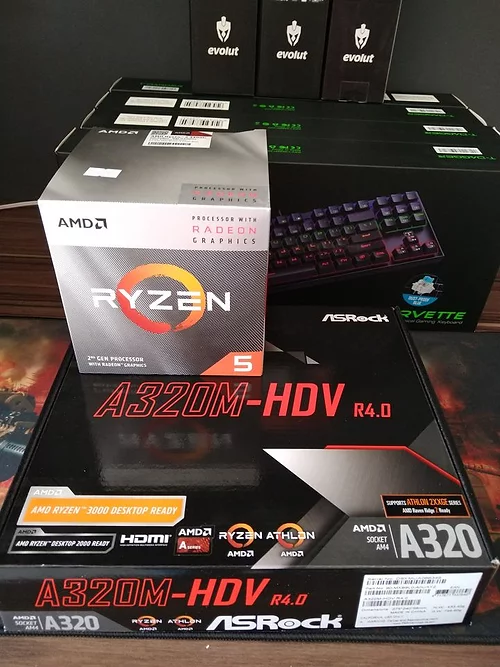 KIT UPGRADE AMD RYZEN 5 3400G VEGA 11 A320M-HDV
