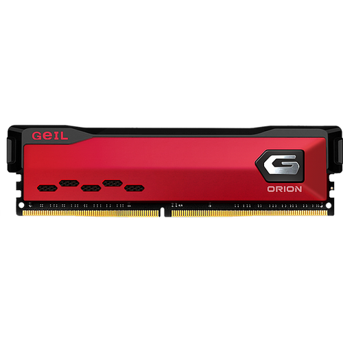 Memória DDR4 Geil Orion, 8GB 3000MHz, Vermelho, GAOR48GB3000C16ASC