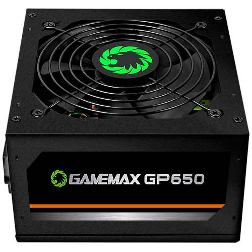 Fonte Gamemax GM650 650W, 80 Plus Bronze, PFC Ativo, Black