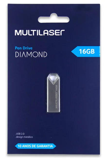 Pen Drive DIAMOND 16gb Usb Multilaser