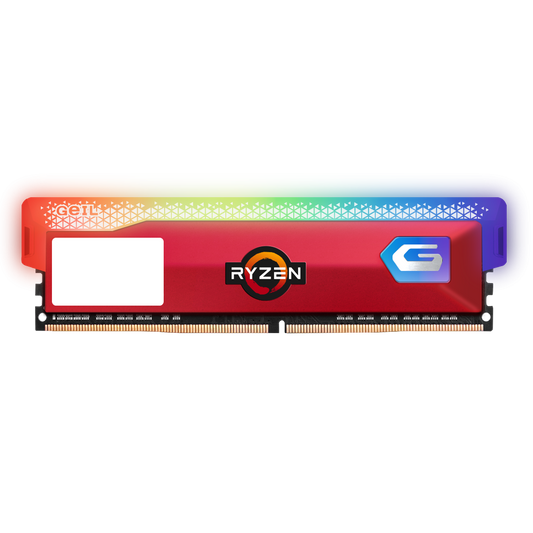 Memória DDR4 Geil Orion RGB, 8GB, 3200MHz, Red